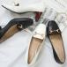  туфли-лодочки Loafer женский сделано в Японии натуральная кожа натуральный кожа боль . нет антибактериальный дезодорация bit имеется 5.5 см каблук выше прекрасный ножек указатель amiamia mia mi