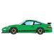 1/43 Porsche 911 (997) GT3 RS 2007 зеленый / черный li Bally [ макияж ][ бесплатная доставка ]{ нет в наличии }