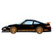 1/43 Porsche 911 (997) GT3 RS 2007 черный / orange li Bally [ макияж ][ бесплатная доставка ]{ нет в наличии }