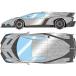 1/43 Lamborghini vene-no2013 металлик серый / белый акцент [ макияж ][ бесплатная доставка ]{ нет в наличии }