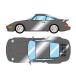 1/43 Porsche 911 (964) турбо S Flat нос 1994s rate серый металлик [ макияж ][ бесплатная доставка ]{ нет в наличии }