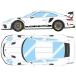 1/43 Porsche 911 (991.2) GT3 RS 2018 белый [ макияж ][ бесплатная доставка ]{ нет в наличии }