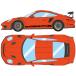 1/43 Porsche 911 (991.2) GT3 RS 2018lava orange [ макияж ][ бесплатная доставка ]{ нет в наличии }