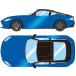 1/43 Nissan Fairlady Z (RZ34) 2023 (JP)sei Ran голубой / super черный [ макияж ][ бесплатная доставка ]{ нет в наличии }