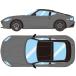 1/43 Nissan Fairlady Z (RZ34) 2023 (JP) Stealth серый / super черный [ макияж ][ бесплатная доставка ]{ нет в наличии }