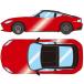 1/43 Nissan Fairlady Z (RZ34) 2023 (JP) машина мой n красный / super черный [ макияж ][ бесплатная доставка ]{ нет в наличии }