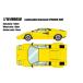1/18 Lamborghini счетчик kLP5000S 1982 желтый ( интерьер чёрного цвета )[ макияж ][ бесплатная доставка ]{ нет в наличии }