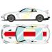 1/18 NISSAN GT-R 50th Anniversary brilliant white pearl ( красный полоса )[ макияж ][ бесплатная доставка ]{ нет в наличии }
