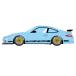 1/43 Porsche 911 (997) GT3 RS 2007 (BBS LM колесо ) Gulf голубой / черный li Bally [ макияж ][ бесплатная доставка ]{ нет в наличии }