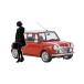 1/24 Mini Cooper w/ девушки фигурка пластиковая модель [ Hasegawa ]{11 месяц предварительный заказ }