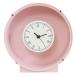 花時計ピンク丸　1コ　＜フラワーアレンジメント・プリザーブドフラワー・置時計・掛け時計＞