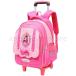  new goods carry bag Kids rucksack to lorry bag rucksack set 6 wheel caster 4colors ribbon dot pattern pretty high capacity light weight water-repellent girl child 