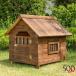 . защита от ветра дождь собачья конура наружный Thermo дерево производства собака house окно имеется способ через . домашнее животное house маленький размер собака средний собака большой собака терраса наружный криптомерия из дерева кошка house наружный кошка - u