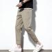  брюки лодыжка брюки мужской низ одноцветный хлопок 9 минут длина стрейч брюки из твила простой удобный весна лето чёрный бежевый серый 