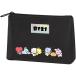 BT21 minini Flat авторучка сумка [ черный / целый ряд ]