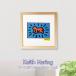 Keith Haring искусство постер Keith he кольцо постер искусство panel . рама имеется орнамент модный искусство рама картина натуральное дерево pop современный Radiant Baby