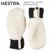 he -тактный la перчатка HESTRA FALL LINE MITT 060 Almond White four ru линия лыжи рукавица полный кожа удален подкладка 