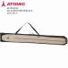  атомный s чехол для ключей 2026 ATOMIC SKI SLEEVE Beige BLACK 205x34cm рукав бежевый лыжи сумка 