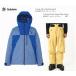  goldwin лыжи одежда 2025 GOLDWIN 2-Tone Color Hooded Jacket G13303 Coronet Blue G33357 MY верх и низ в комплекте унисекс 