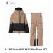  goldwin лыжи одежда 2026 GOLDWIN G-AXIS Jacket&WIDE Pants SET GRAYISH TAUPE x BLACK унисекс G15301+G35354 с хлопком Darmizax немедленная уплата товар 