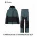  goldwin лыжи одежда 2026 GOLDWIN G-AXIS Jacket&WIDE Pants SET PEWTER x BLACK унисекс G15301+G35354 с хлопком Darmizax немедленная уплата товар 