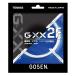  одиночный . упаковка товар Gosen (Gosen) G-XX2Fji-* двойной X 2efG-TOUR2 1.25mm×TECFLOW 1.25mm бейсбол теннис hybrid струна TSGX21FBN(26y9m)