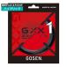  одиночный . упаковка товар Gosen (Gosen)ji-* двойной X 1 G-XX1 (G-TOUR1 1.25mmxAK PRO CX 1.24mm) бейсбол теннис hybrid струна TSGX11BK