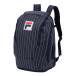  ракетка место хранения возможно FILA( filler ) 2025 HERITAGE износ te-ji рюкзак рюкзак теннис сумка FAB24203-1501 темно-синий × белый (25y9m)