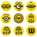  ликвидация запасов специальная цена ] Wilson (Wilson) 2021 Wilson×Minions Mini on z вибрация самосвал na- виброгаситель 1 шт (21y4m)