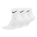  одного цвета 3 пара комплект Nike (NIKE) унисекс Every tei подушка заднее крыло лодыжка длина носки 3P SX7667-100 белый × черный (24y4m)