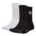 6 пара комплект (2 цвет ) BIDI BADU( биде .badu) унисекс matayo(Matayo) Crew Tec носки A323047213- черный × белый (23y12m)
