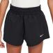  Nike (NIKE) 2025 SU Junior ( девушки ) one Dri-FIT 2 in 1 3 дюймовый шорты HF8237-010 черный × белый (25y4m тренировка )