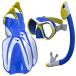  подводный. мир .... для OCEANIC(o- автомобиль nik) Junior Youth для воздуховод "snorkel" комплект QQ 2622090- голубой (22y7m) затраты ko