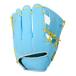 ronarudo*a Koo nyaJr. правый для метания Nike (NIKE) Junior VAPORveipa-YOUTH бейсбол для перчатка внутри поле .BA2007-403 B голубой ×O желтый (25y12m)