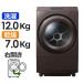 Toshiba TW-127XP5R(T)[ правый открытие ] стирка 12kg/ сухой 7kg/ барабанного типа стирка сушильная машина ZABOON бордо Brown TW-127XP5R-T[ стандарт установка плата включено ]