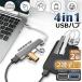 USB ступица 2 шт. комплект type-c USB3.0 2 терминал можно выбрать 4 порт супер тонкий USB3.0 автобус энергия ps4 USB ступица Ultra s