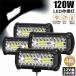 ��Ɠ� LED 4�Z�b�g 120W ���[�N���C�g �f�b�L���C�g LED������ 120w 12v 24v ���p �h�� �h�o �h�k �R���{�r�[��