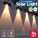 �\�[���[���C�g LED���C�g 4�Z�b�g ���ʃe�[�v�t�� �t�F���X���C�g �� �� �K�i �t�F���X �\�[���[ �K�[�f�����C�g �� �h�� ���O ����