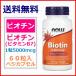  биотин ( витамин B7 ) 5000mcg 60beji Capsule дополнение здоровое питание Now Foods