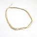 * б/у прекрасный товар *18 золотой двойной венецианский 3 полосный колье 