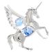 [ бесплатная доставка ][ дополнение ] Aurora Pegasus украшение день рождения подарок женщина мужчина .. предмет лошадь . год Swarovski crystal 