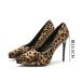  туфли-лодочки каблук женский po Inte dotu леопардовая расцветка булавка каблук толщина низ storm Leopard прекрасный ножек ножек длина усталость трудно модный свадьба 