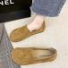  Loafer женский туфли без застежки плоская обувь лес девушка retro под замшу надеть обувь ........ усталость трудно soft вальгусная деформация первого пальца стопы 