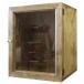  фигурка кейс прозрачный стекло Anne teak brown w25d22h31cm дисплей кейс из дерева .. . прием заказа сборный 