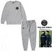 Paris Saint Germain( Париж Saint-German ) PSG_TECH FLEECE EMB PRINTLOGO CREW &amp; LOGO PANTS вырез лодочкой выставить костюм Color:GREY( серый )