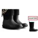 HUNTER( Hunter ) женский W ORIGINAL ROLL TOP PLAY LO BOOTS roll верх Logo ботинки Color:BLACK( черный )
