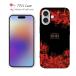  смартфон кейс мягкий чехол ROMI HIME.. цветок красный iPhone17 Pro Max iPhone Air iPhone16e Xperia Galaxy AQUOS Pixel