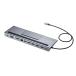  Sanwa Supply do King стойка / ступица 11in1 USB Type-C подключение (HDMI/VGA мощность соответствует ) Type-C женский ×1(PD3.0* зарядка специальный )/USB A коннектор женский ×3*3