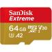 * SanDisk Extreme microSDXC UHS-I карта 64GB