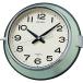  Seiko часы (Seiko Clock) настенные часы retro аналог пыленепроницаемый type офис модель металл рамка-оправа незначительный зеленый KS474M